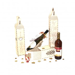 Wooden wine giftbox type 2