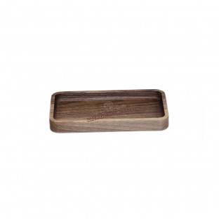 Wooden serving bowl rectangular